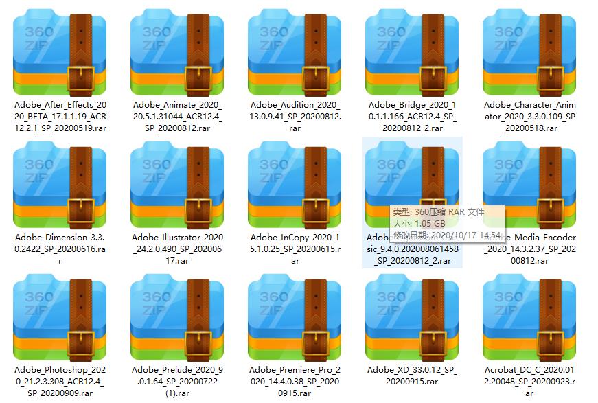 Adobe 创意应用软件 2020 SP直装版合集（@vposy全球首发版本）