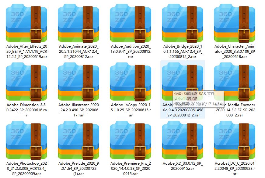 Adobe 创意应用软件 2020 SP直装版合集（@vposy全球首发版本）